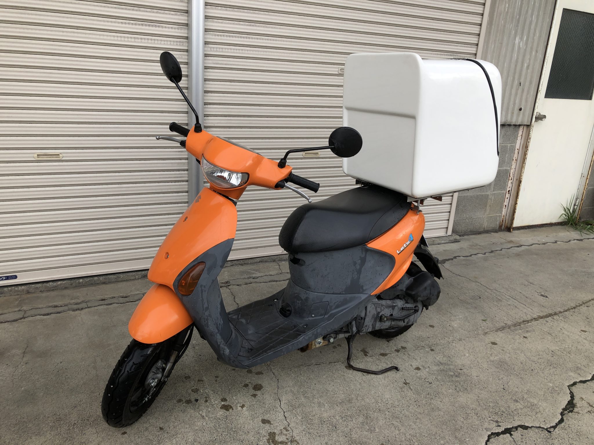 レッツ4 ボックス付き 月々 円 大阪 レンタルバイク 二輪処グループ